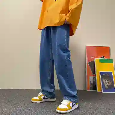 BRNR Straight Washed Jeans