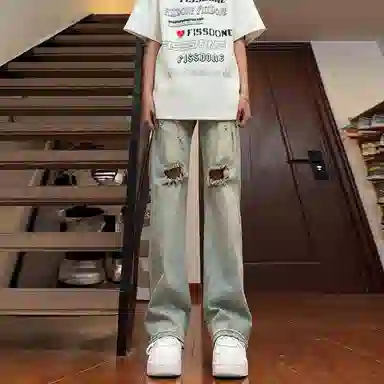 Michael Rock Distressed Jeans