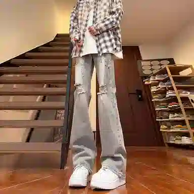 Michael Rock Distressed Jeans