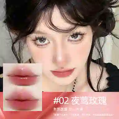 丽洁悠 【爆款】双头口红女裸色 丝绒 易上色