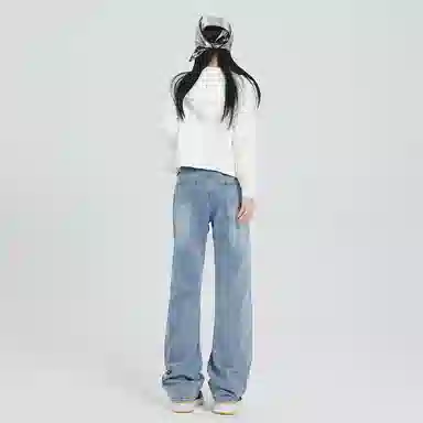 JASONWOOD Retro Washed Yellow Jeans