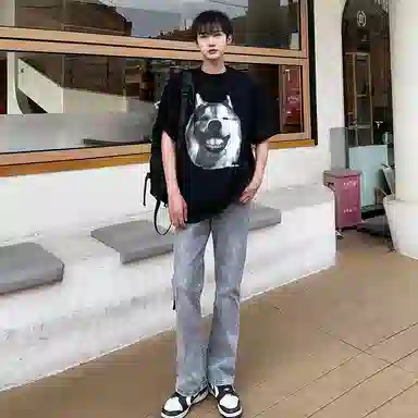 JASONWOOD Retro Washed Yellow Jeans