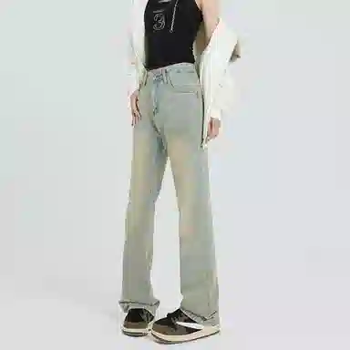 JASONWOOD Retro Washed Yellow Jeans