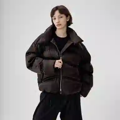 BENMYSHOWER Liquid Metal Down Jacket