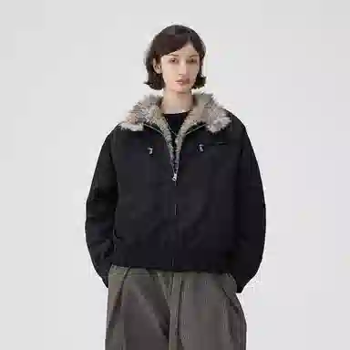 BENMYSHOWER Vintage Deconstructed Reversible Jacket