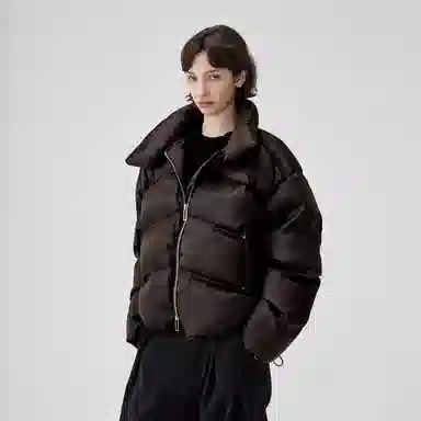 BENMYSHOWER Liquid Metal Down Jacket