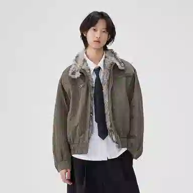 BENMYSHOWER Vintage Deconstructed Reversible Jacket