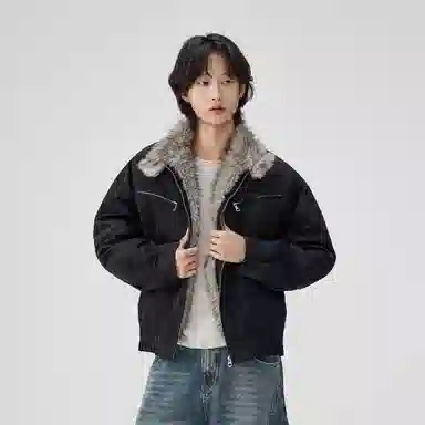 BENMYSHOWER Vintage Deconstructed Reversible Jacket