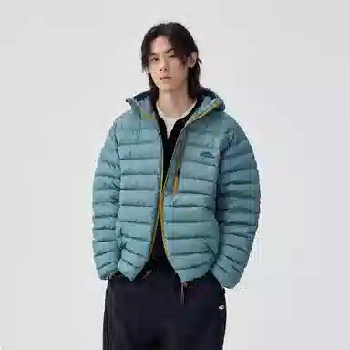 BENMYSHOWER Retro Couple Hoodie Down Jacket