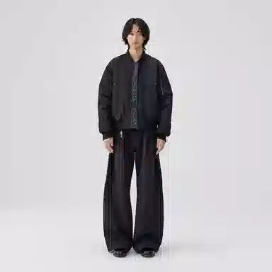 BENMYSHOWER 3M Vintage Reversible Bomber Jacket