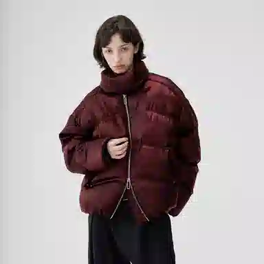 BENMYSHOWER Liquid Metal Down Jacket