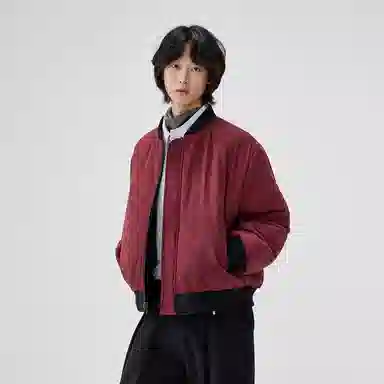 BENMYSHOWER 3M Vintage Reversible Bomber Jacket