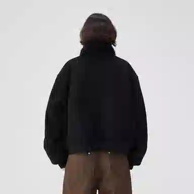 BENMYSHOWER Wool Collar Padded Coat