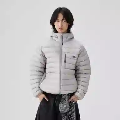 BENMYSHOWER Retro Couple Hoodie Down Jacket