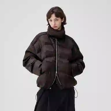 BENMYSHOWER Liquid Metal Down Jacket