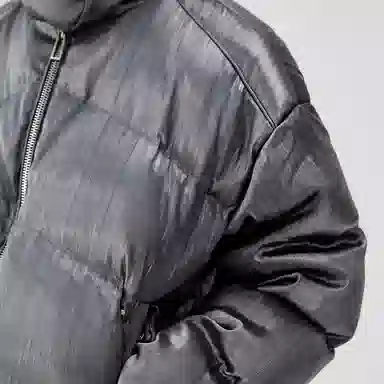 BENMYSHOWER Liquid Metal Down Jacket