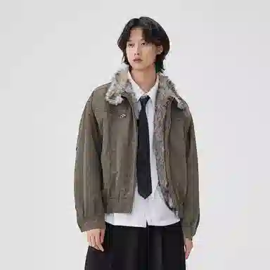 BENMYSHOWER Vintage Deconstructed Reversible Jacket