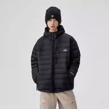 BENMYSHOWER Retro Couple Hoodie Down Jacket