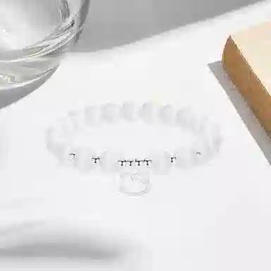 【999足银镂空猫咪】 岁月静好 萌趣卡通软萌小猫经典时尚白月光招财纳福招桃花轻奢小众设计感简约百搭日常通勤#好运 琉璃 手串 女款