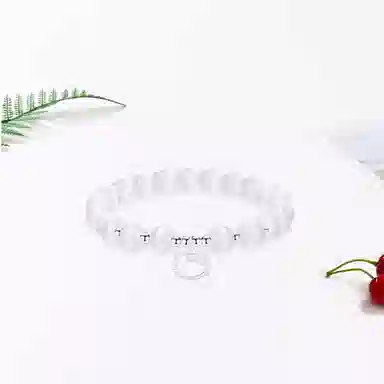 【999足银镂空猫咪】 岁月静好 萌趣卡通软萌小猫经典时尚白月光招财纳福招桃花轻奢小众设计感简约百搭日常通勤#好运 琉璃 手串 女款