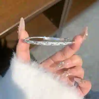 【精选高品质】 岁月静好 满天星可爱猫咪萌趣创意小众设计感时尚百搭气质甜美显白日常通勤#好运 合金 手镯 女款