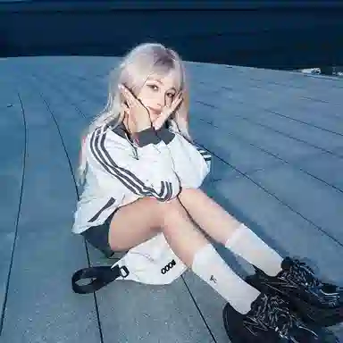 【Contrast学院风】蓝精灵 美式潮流教练服勋章字母印花撞色三条杠秋冬季立领拉链休闲拼接嘻哈设计感插肩袖开衫防风外套卫衣 男女同款