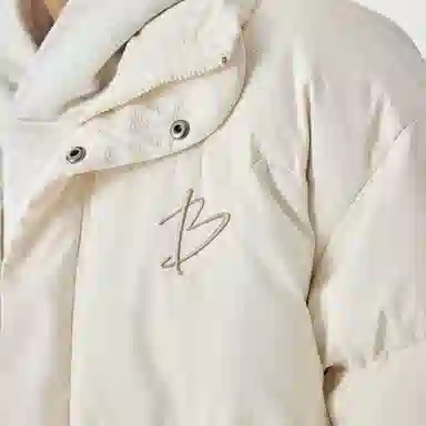 bodydream Loose Fit Thick Stand Collar Jacket