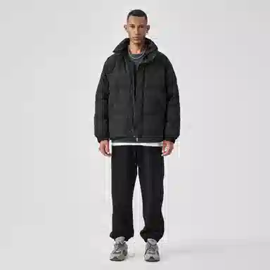 bodydream Loose Fit Thick Stand Collar Jacket