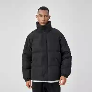 bodydream Loose Fit Thick Stand Collar Jacket