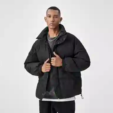 bodydream Loose Fit Thick Stand Collar Jacket