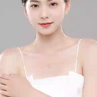 中国珠宝 玫瑰花锁骨链轻奢小众优雅温柔气质百搭新年圣诞元旦氛围感高级 淡水珍珠 项链 女款