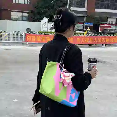 Longchamp Love Collaboration Tote White