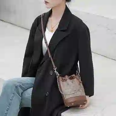 COACH Mini Bucket Bag Black