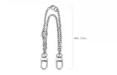 兰宝梵 耐克高街运动相机包猪鼻子链条 金属 包周边 装饰链 男女同款情侣款 白色