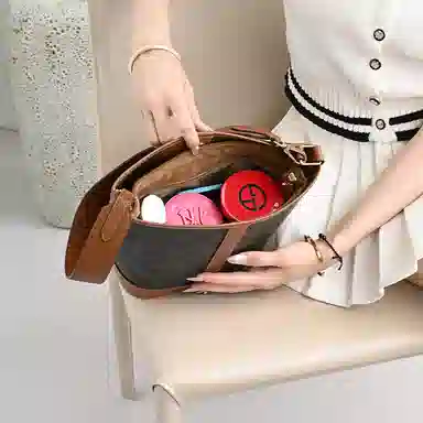 CELINE Triomphe Brown