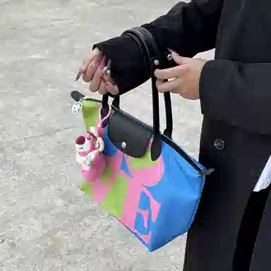 Longchamp Love Collaboration Tote White