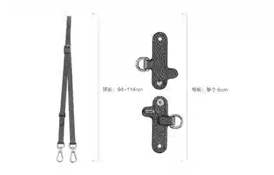 Longchamp Mini Bag Strap Set