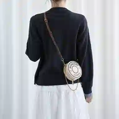 Lanbofan Burberry Portable Makeup Bag Strap Replacement Brown Black