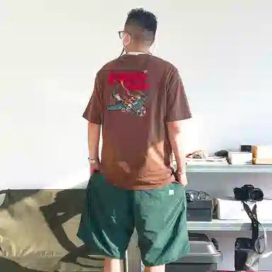 VIP Flying Tigers Series Retro Embroidered T-Shirt