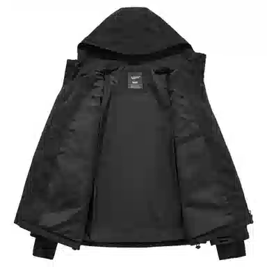 VIP Flight Hoodie Cargo Jacket Black