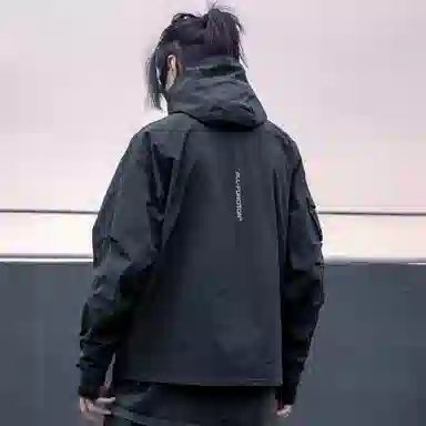 VIP Flight Hoodie Cargo Jacket Black