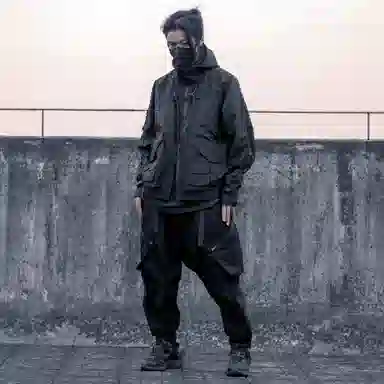 VIP Flight Hoodie Cargo Jacket Black