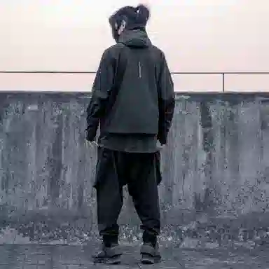 VIP Flight Hoodie Cargo Jacket Black