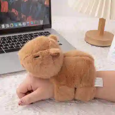 一点潮玩 皮巴拉水豚手腕圈 玩偶周边