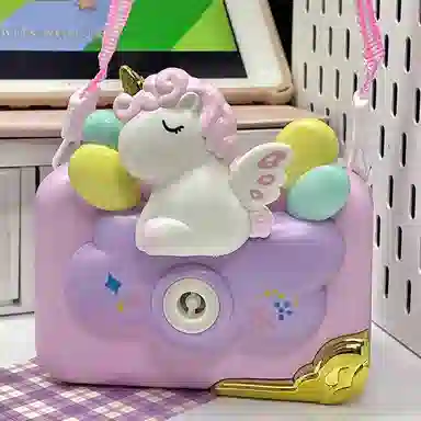 一点潮玩 独角兽泡泡相机 童趣玩具