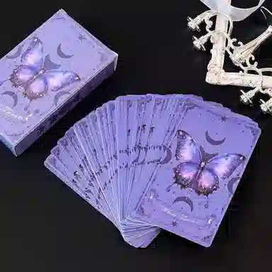 一点潮玩 紫蝴蝶塔罗牌 桌游