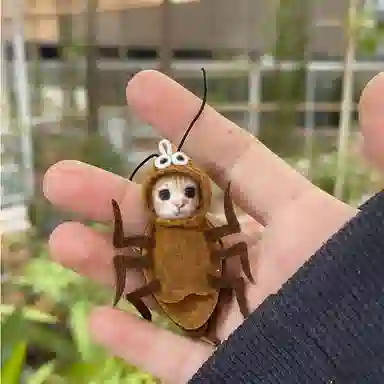 一点潮玩 蟑螂材料 创意萌趣 可爱小强 其他手工制作