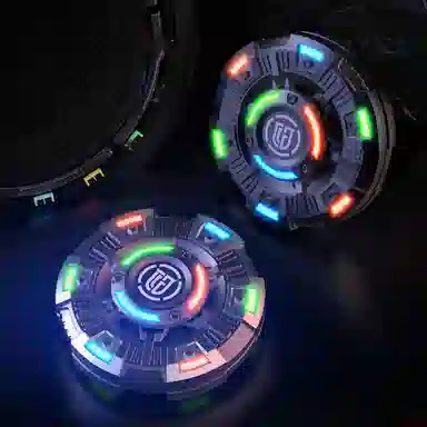 一点潮玩 入侵者指尖陀螺啪啪币二合一 多功能解压 玩具