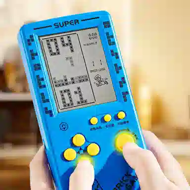 一点潮玩 超大屏俄罗斯方块机 经典怀旧复古可充电游戏机 智能玩具