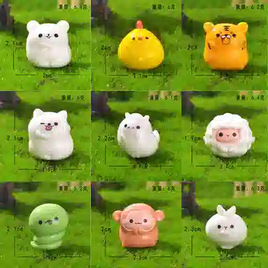 一点潮玩 迷你小动物 成品 可爱 卖萌 治愈 模型